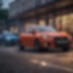 Young driver exploring car insurance options