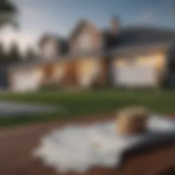 Visual representation of various home buying fees