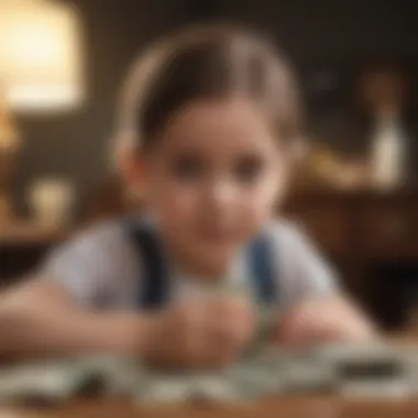 Nurturing Financial Responsibility Visual representation of responsible money management habits.