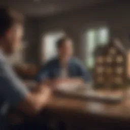 Self-employed individual reviewing mortgage options