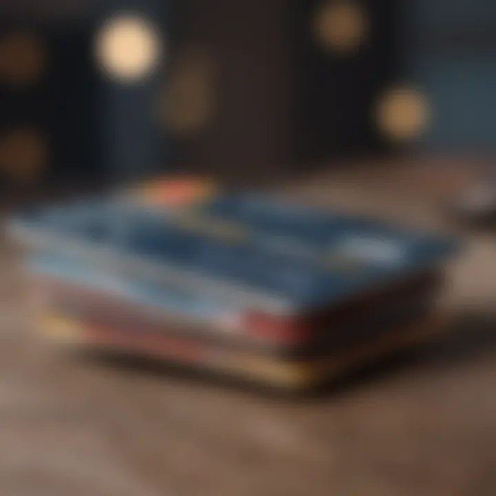 Comparison chart of different credit card offers