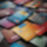 Diverse Preloaded Travel Card Options A close-up view of various preloaded travel cards spread out on a table