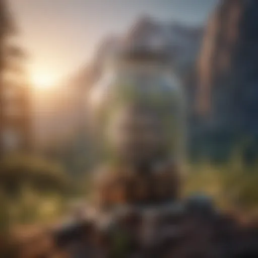 A serene landscape symbolizing financial security