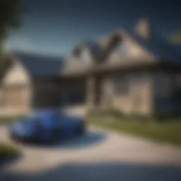 Blueprints showcasing detailed home design