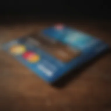 Graph showing credit score fluctuations