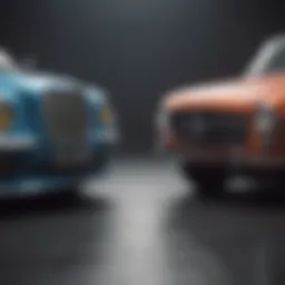 A split image showing two insurance company logos side by side.