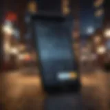 A smartphone displaying various unlimited data plans