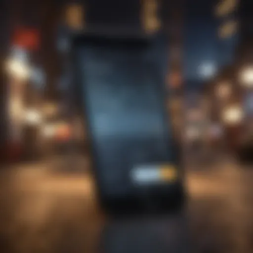 A smartphone displaying various unlimited data plans