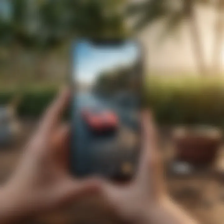A serene image illustrating peace of mind with the right phone insurance.