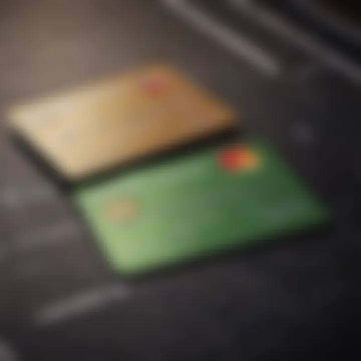 Flowchart illustrating credit card application overview