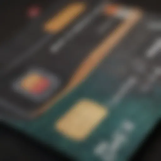 A close-up of a credit card being cut in half