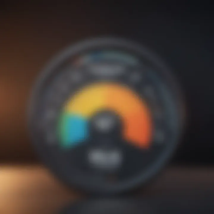 Understanding Credit Score Ranges Diagram depicting credit score ranges and their implications
