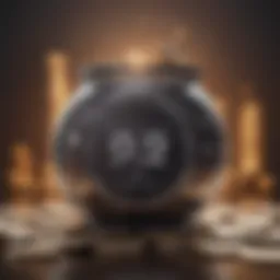 A visual representation of fluctuating savings interest rates over time