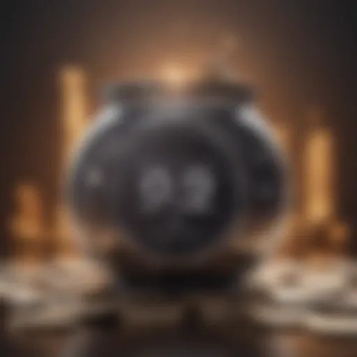 Fluctuations in Savings Interest Rates A visual representation of fluctuating savings interest rates over time