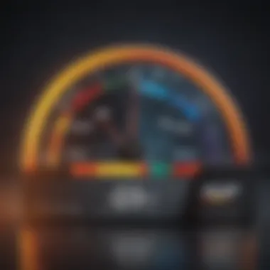 Impact of Credit Scores Graph illustrating the impact of credit scores on credit card options