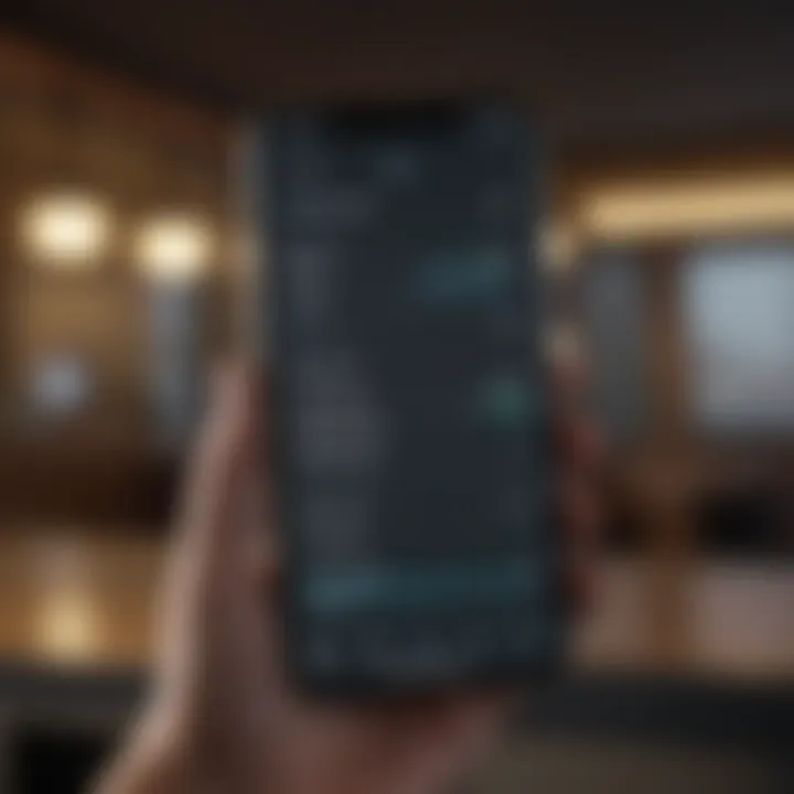 Carrier Settings Overview A smartphone displaying the carrier settings screen