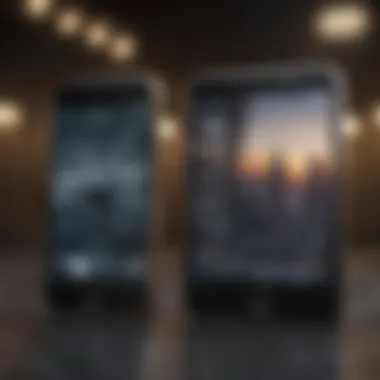 Comparison of Unlocked and Locked Phones A visual representation of unlocked vs locked smartphones