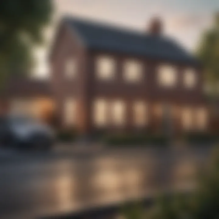 Visualization of the economic environment's impact on mortgage rates