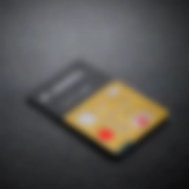 Close-up of essential features of an EE SIM card