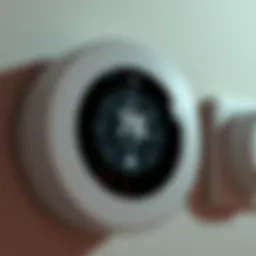 Smart thermostat display with energy savings