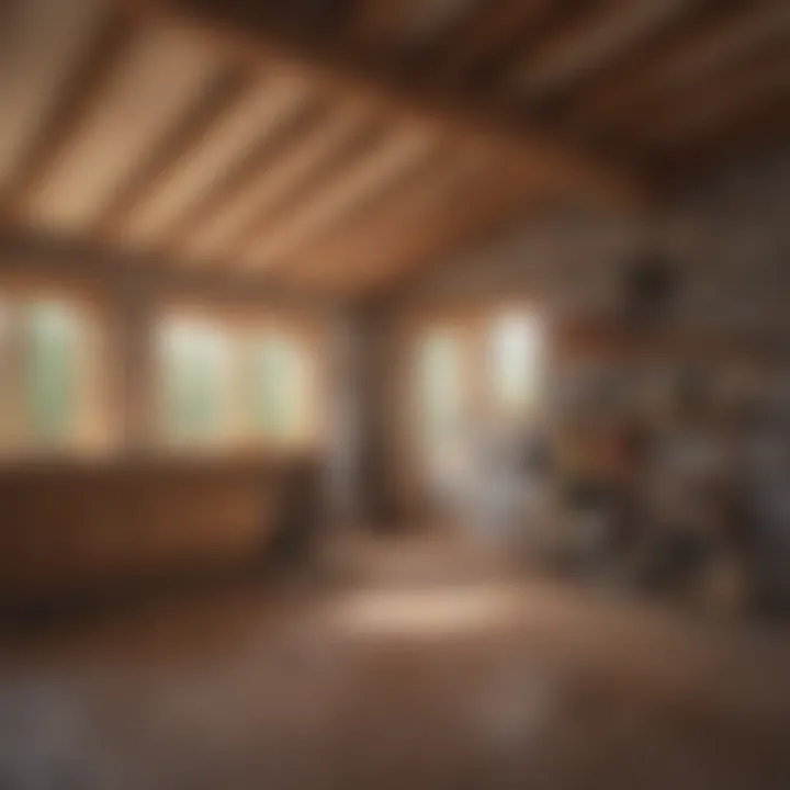 Home with proper insulation to save energy