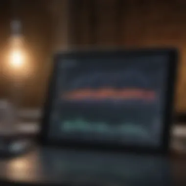 Gain Insights through Energy Consumption Analysis Analyzing energy consumption data on a tablet