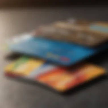 Selection of various credit cards showcasing different benefits