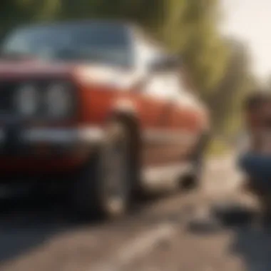 Understanding Vehicle Failures Car break down on the roadside