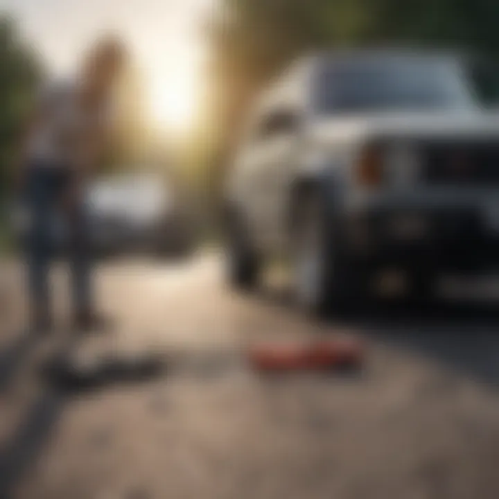 Quick Roadside Aid for Drivers Roadside assistance in action