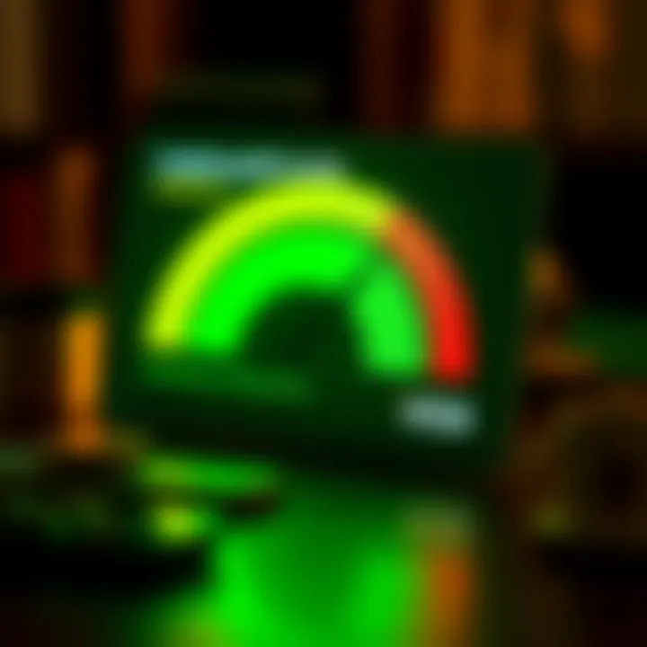 Understanding Credit Scores Visual depiction of credit score evaluation