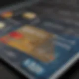 An analytical chart showcasing various credit card features