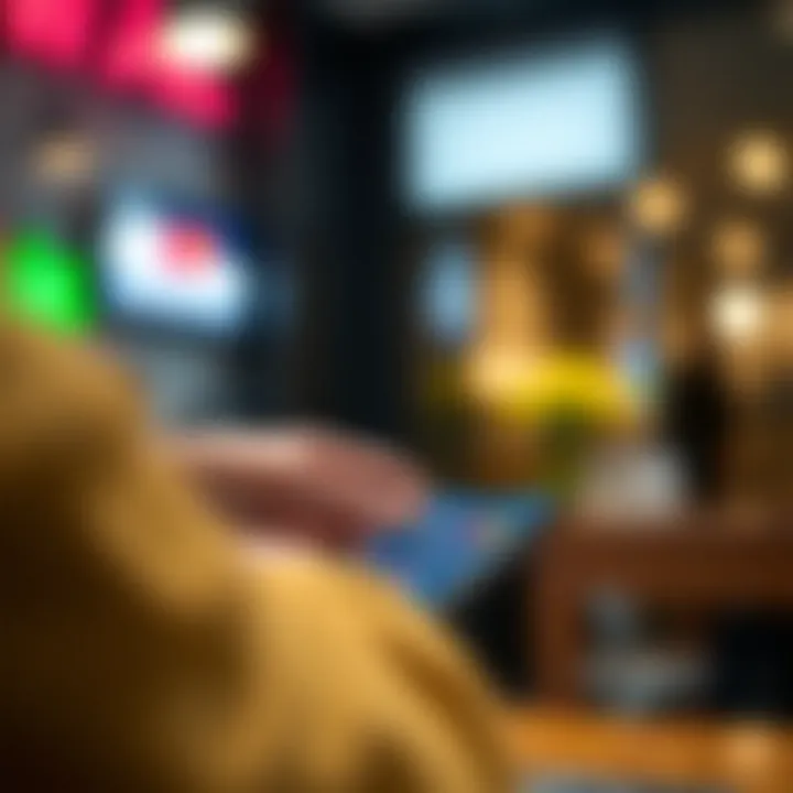 Digital wallet transaction on smartphone