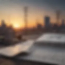 Illustration showcasing the comparison of utility costs across different regions