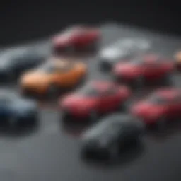 Illustration of various car insurance policy types