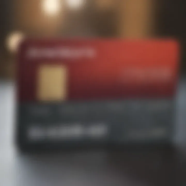 A close-up view of a prepaid card highlighting its features