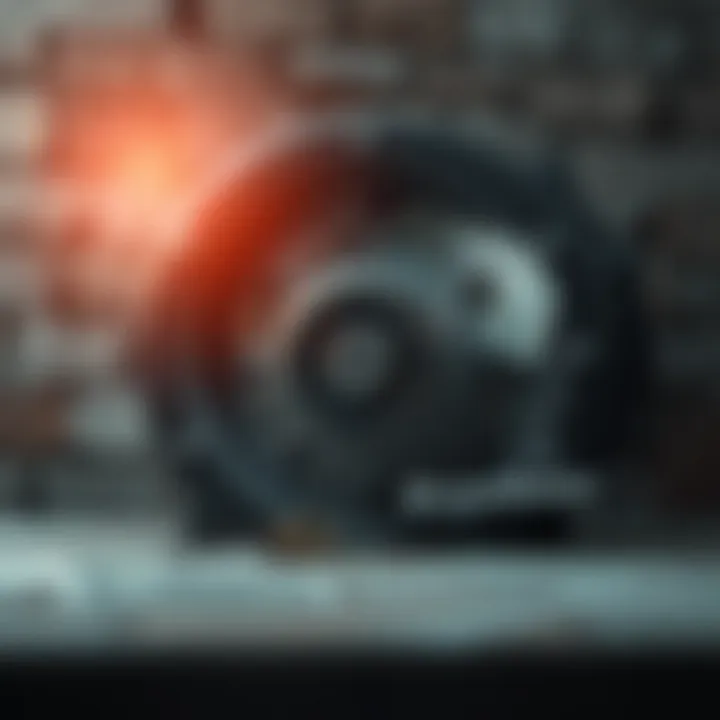 Visual representation of a secure vault indicating the importance of privacy in insurance verification