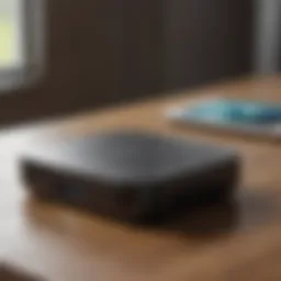 Inexpensive MiFi devices on a wooden table