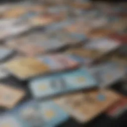 Visual representation of multi-currency cards
