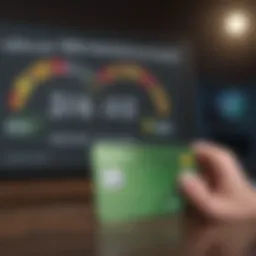 Illustration depicting the concept of credit scores