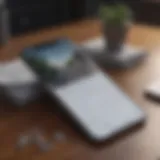 A sleek iPhone surrounded by various insurance policy documents