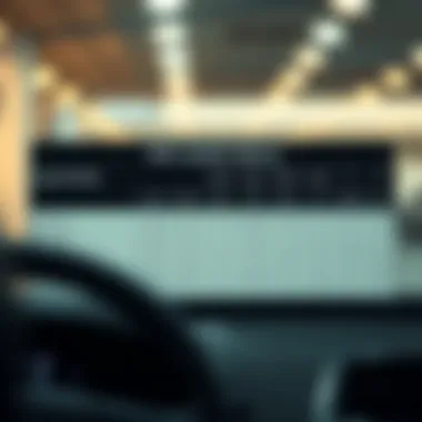 A detailed chart comparing different car lease deals available in the market.