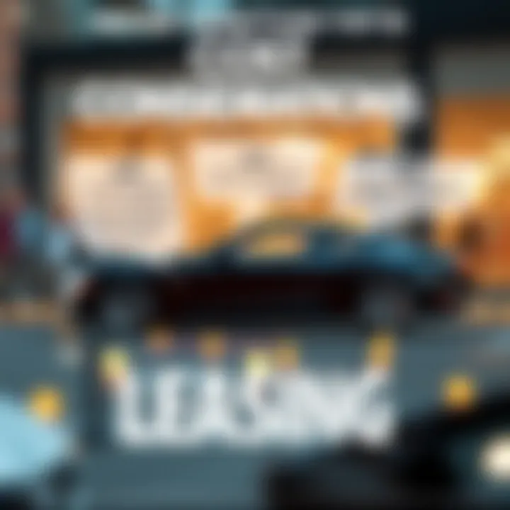 An infographic highlighting cost considerations related to car leasing.