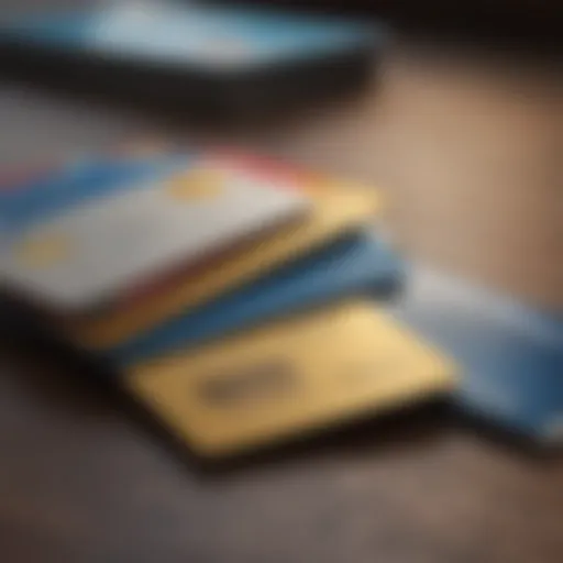 Variety of Credit Cards Diverse credit card options displayed