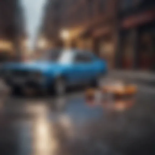 Visual representation of liability coverage in car insurance