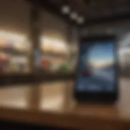 A comparison chart showcasing various retailers for iPhone purchases.