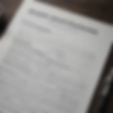 Understanding Business Account Application Essentials Close-up of a business account application form