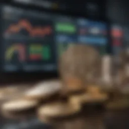 Currency exchange rates displayed on a digital screen