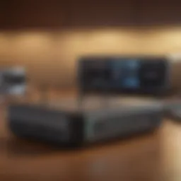 A high-speed router with advanced technology features.