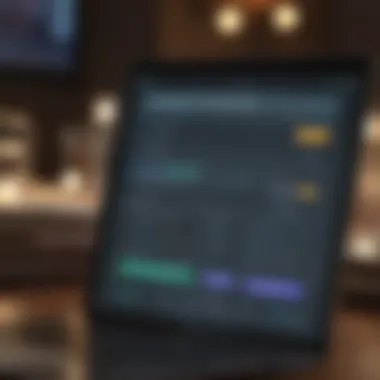 Online Lending Platforms A digital interface displaying online loan application forms.