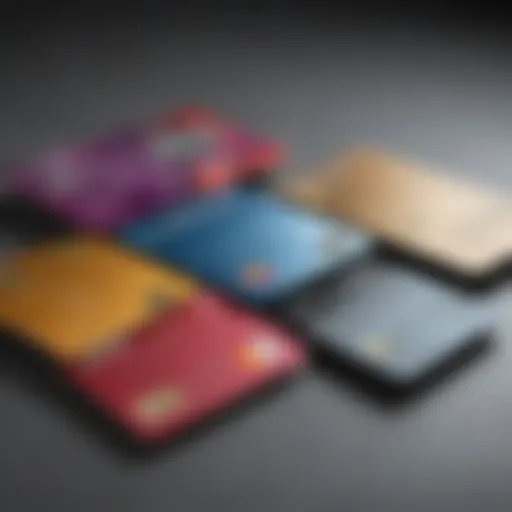 A visual representation of diverse debit cards laying on a surface.